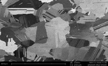 Rapid examination of common engineering alloys (e.g. Al, Ti, Fe and Ni) can be performed with the Phenom in areas such as routine metallurgical analysis, quality control, failure analysis, and research studies.