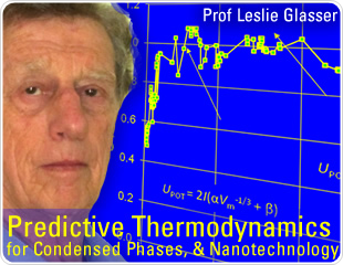Predictive Thermodynamics for Condensed Phases, and Nanotechnology