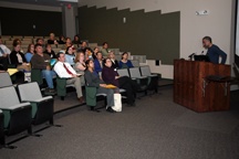 CNSE Senior VP and CEO Dr. Alain Kaloyeros discussed the emerging science of nanotechnology.