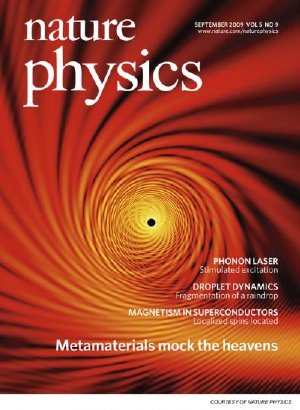 This is the cover of Nature Physics
