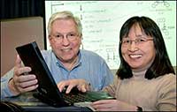 James Muckerman (left) and Etsuko Fujita