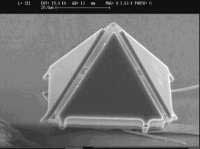 After starting the folds using magnetic forces, the structure is sealed using capillary action. Credit: USC Information Sciences Institute