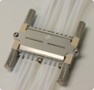 Lineare Inline-Schnittstelle Mitos für Microfluidic-Einheiten vom Dolomit