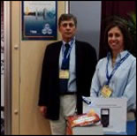 ALFA AESAR, Pamela Poulin, Marketing & Promotions Specilist and Rafi Dekermendjian, Organics and Organometallics Product Specialist