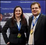 MICRO MATERIALS, Denise Hoban, International Business Development Manager and Adrian Harris, Sales and Applications Engineer