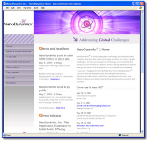 NanoDynamics Inc.