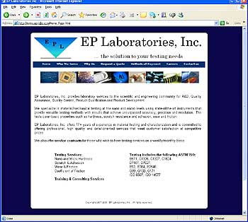 EP Laboratories - Mechanical Testing Specialists
