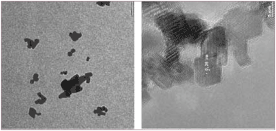 AZoNano - The A to Z of Nanotechnology - TEM micrographs of pyrogenic ceria
