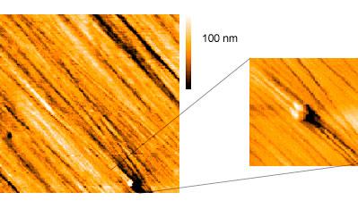 AZoNano - das A bis Z der Nanotechnologie - Polieredelstahl mit Defekt