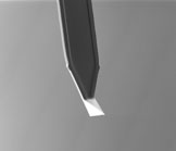 AZoM - Metals, Ceramics, Polymer and Composites - Cantilever of Olympus AFM probe shown with scanning tip at end.