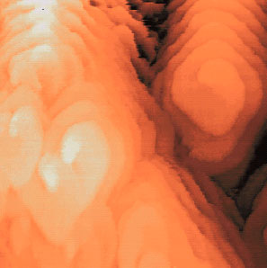 AZoNano - A à Z de Nanotechnologie En Ligne - mesures de STM sur des films minces de HTSC (YBa2Cu3O7-x) (données brutes). Image 200nm de YBoCo