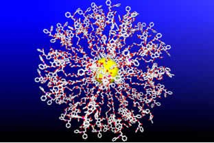 Use of gold nanoparticles improves the drug delivery efficiency of this anticancer drug