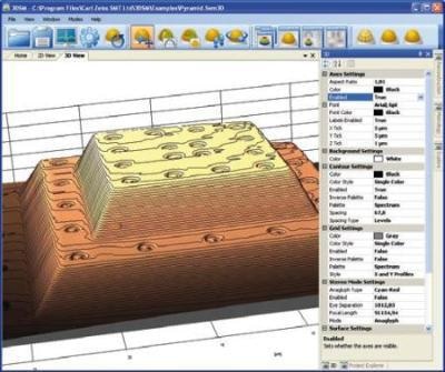 3D view layout.
