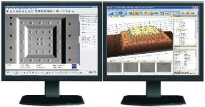 Two monitors are recommended for operating 3DSM in live mode.