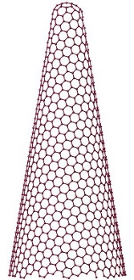 Diagram of a single-walled "nanohorn".