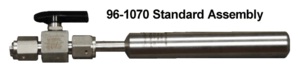 Stainless steel standard assembly.