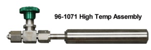Stainless steel cylinders.