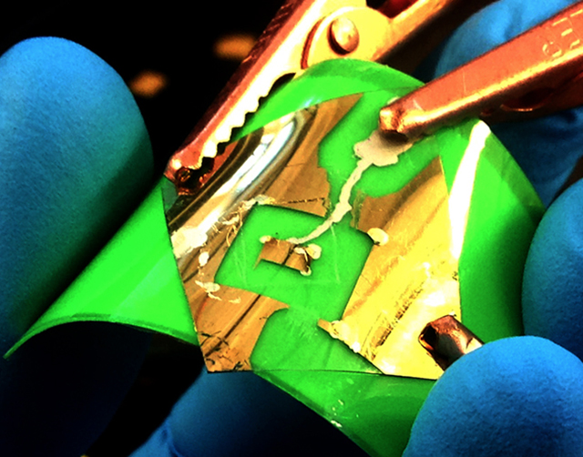 his thin, flexible, material could be used to power homes, buildings as well as charging capabilities for mobile and tablet technology.