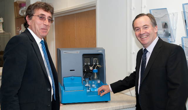Jeremy Warren with Paul Walker, Managing Director at Malvern Panalytical