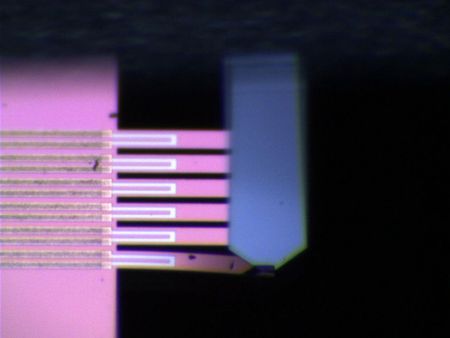 Electro-mechanical piezoelectric cantilever testing