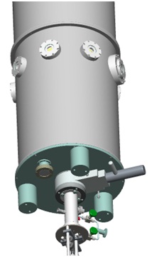 Triton with optical ports and bottom loading mechanism