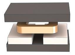 Voice coil motor with a flat design