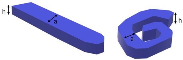 Schematic pictures of the ribbon and the spiral morphology for F14H20