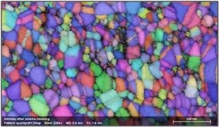 IPFz map after plasma cleaning.