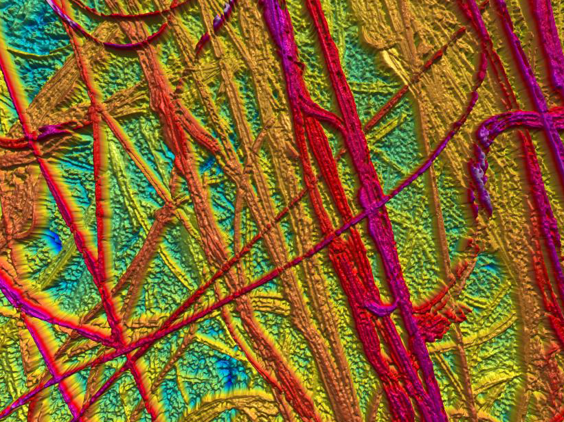 A filtration layer from an N95 face mask was analyzed for UVC exposure effects on the nanomechanical and topographic properties using the KLA Instruments Nano Indenter® G200X and the Zeta-20 optical profiler.