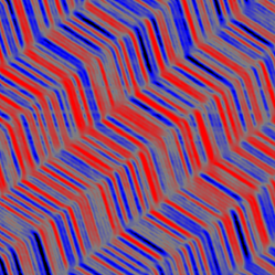 Magnetic force microscopy of digital backup tape with magnetically stored data. Scan size: 50 x 50 µm2.