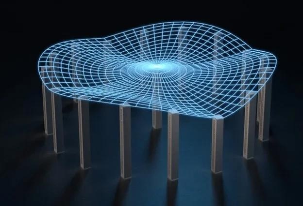 Active surface shaping with piezoelectric actuators
