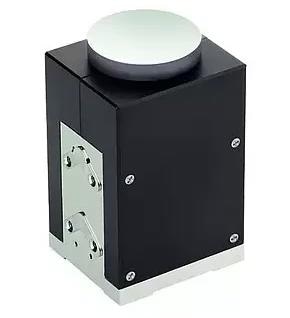 The S-335 integrated, single-mirror, 2-axis piezo scanner for fast beam steering mirror employs flexure motion amplifiers to extend its angular range