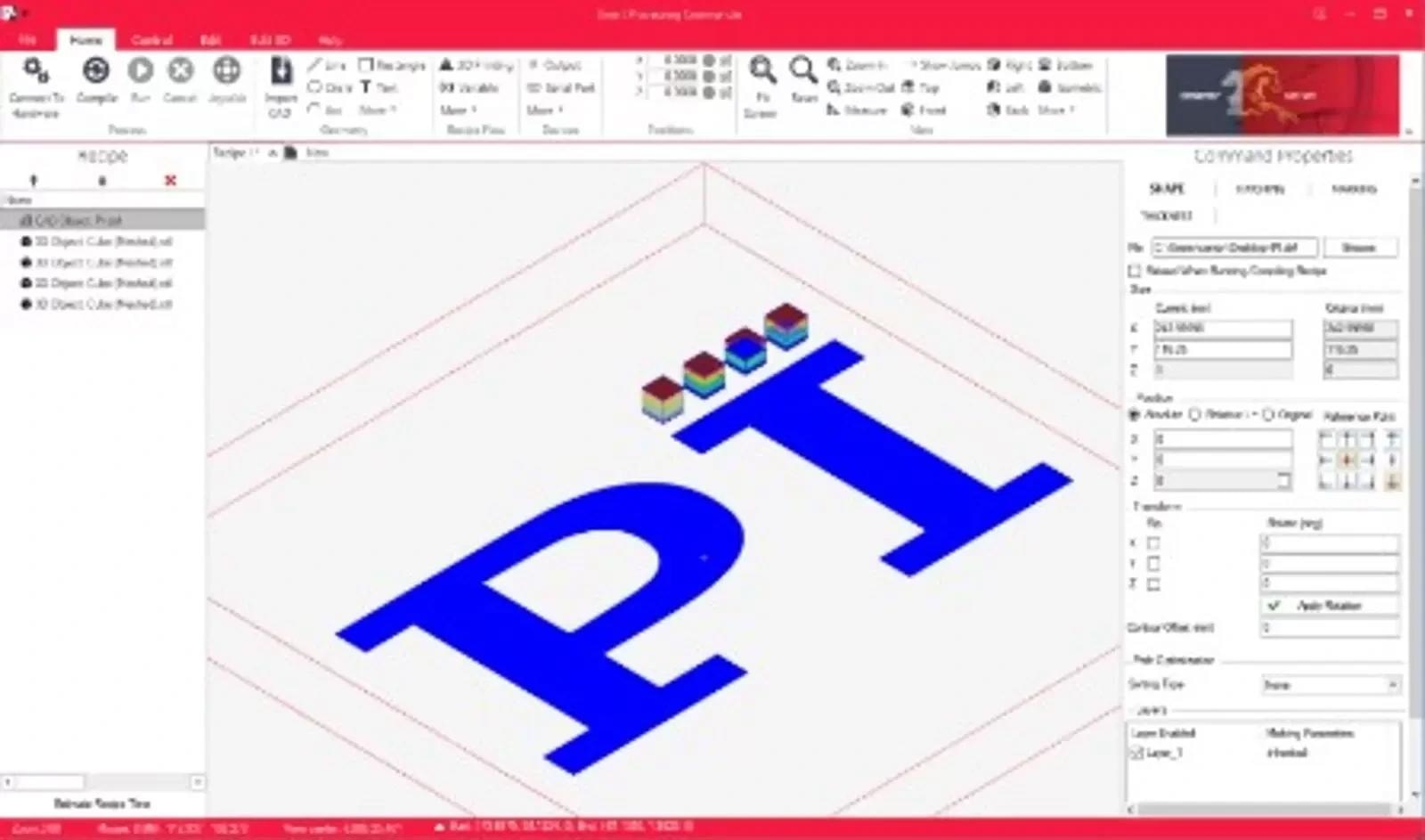 Smart Processing Commander (SPC) is a single point laser system control software that works from industry standard 2D and 3D CAD file formats