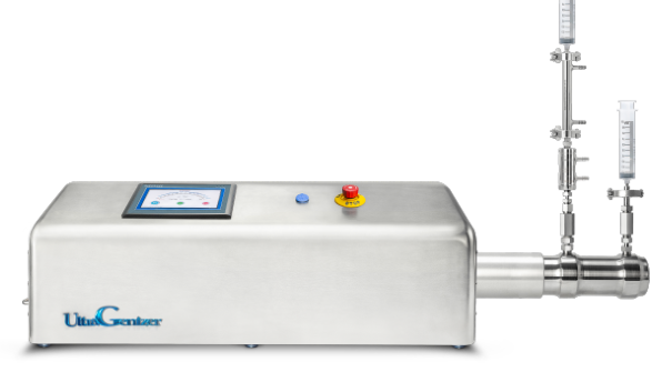The UltraGenizer case is made of 316 L stainless steel
