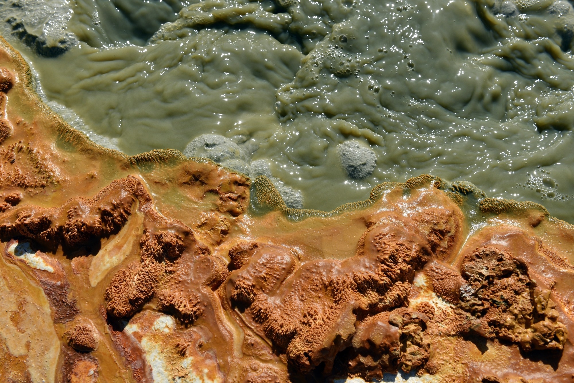 Mining also contributes to heavy metal contamination. Toxic mine water discharge, acid mine drainage contaminates the environment. Rosia Montana, Romania