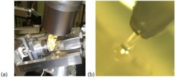 Micropillar Compression Testing of Fiber Samples in Air
