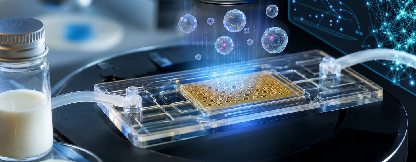AI-Driven Nanotweezers Bring Milk Vesicle Analysis Into Sharper Focus