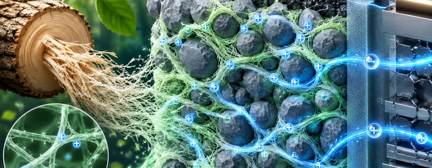 Cellulose Nanofibril Binder Helps Build Cleaner, Higher-Capacity Lithium Batteries