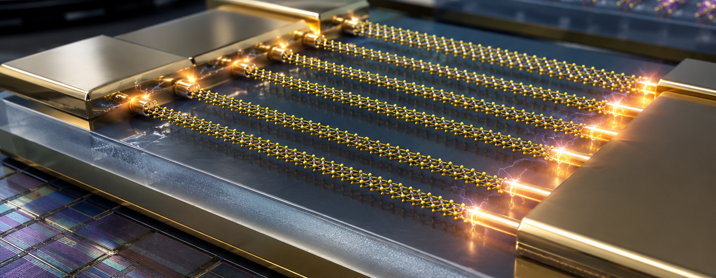 Shrinking 2D Nanoribbons to 35 nm Boosts Transistor Current
