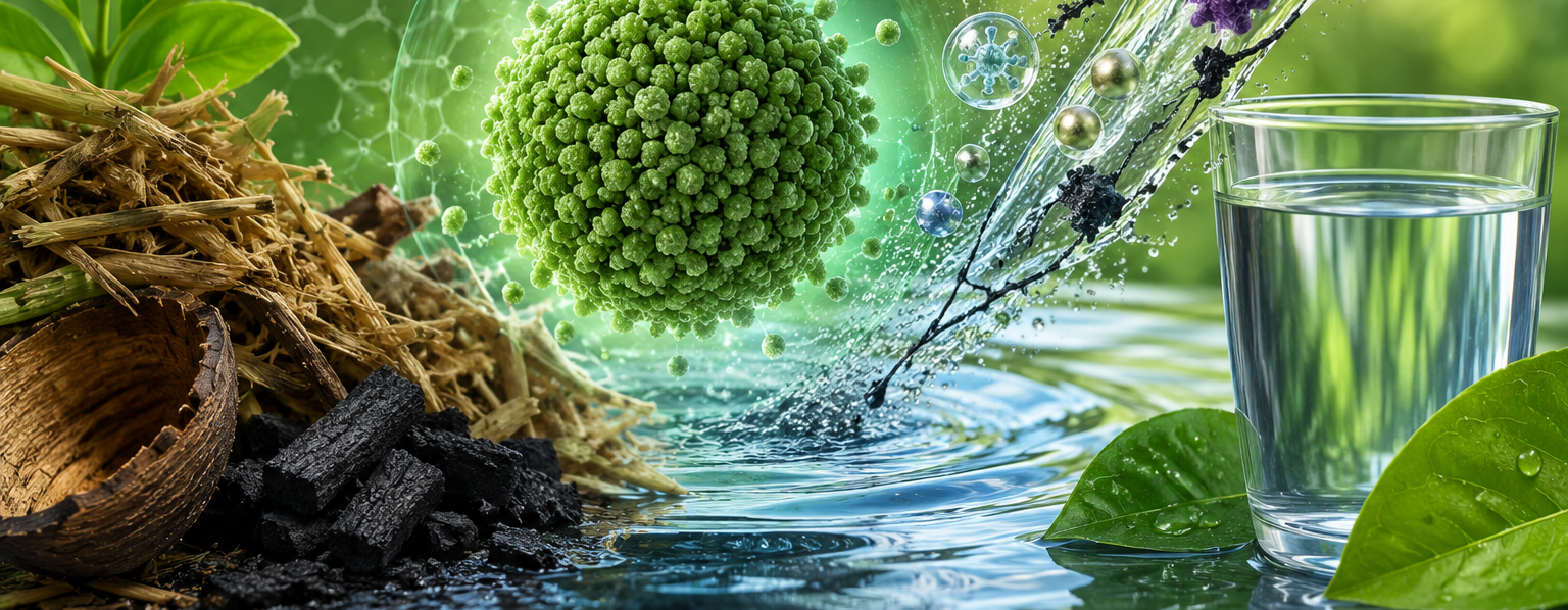 Biomass-Derived Nanomaterials Offer a Greener Route to Pollution Cleanup