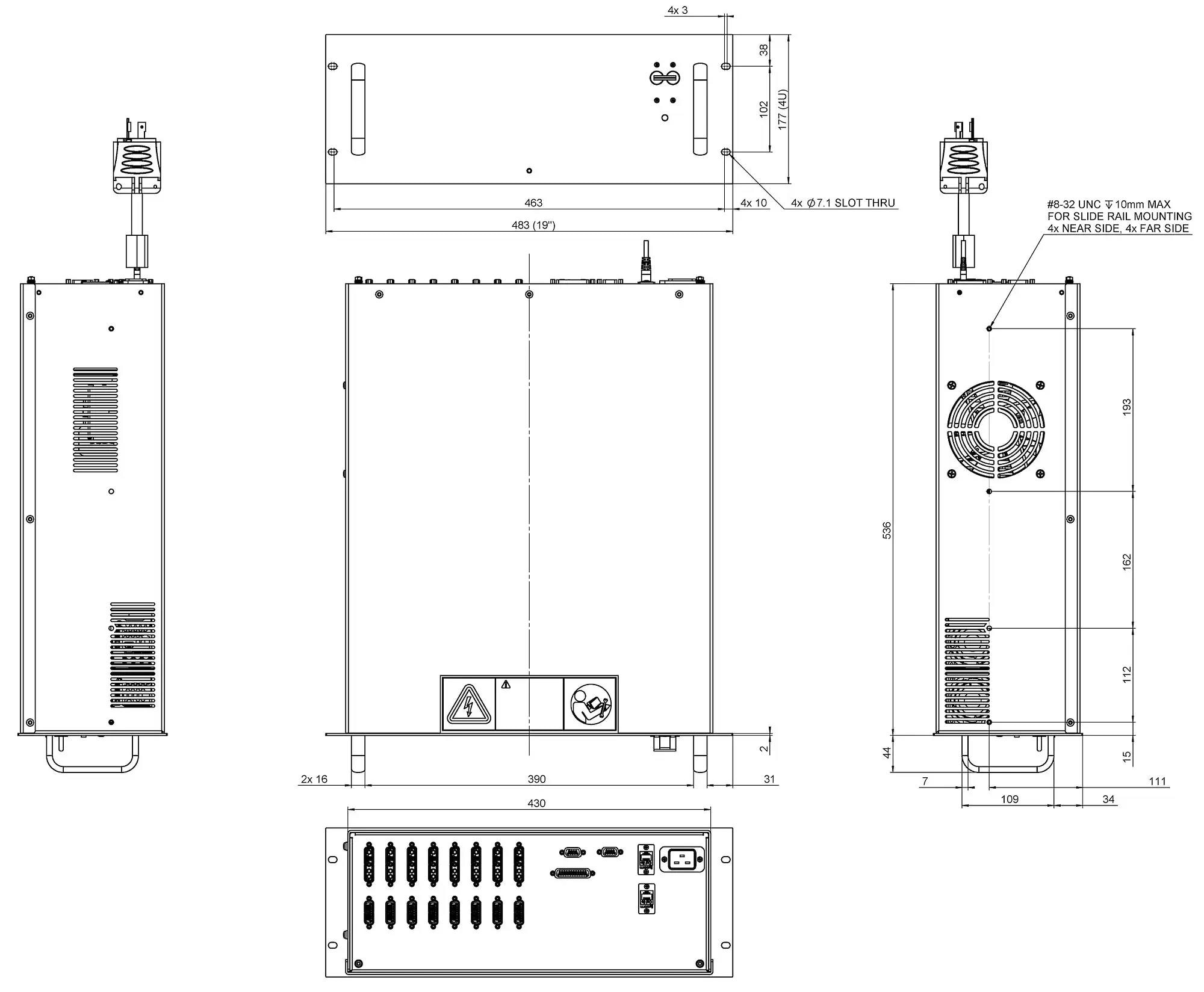 A-82x, dimensions in mm.