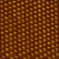 Atomic lattice of gypsum