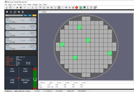 Automated wafer map generation and recipe wizard.