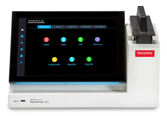 NanoDrop™ Ultra Microvolume UV-Vis Spectrophotometer and Fluorometers for Laboratory Workflows