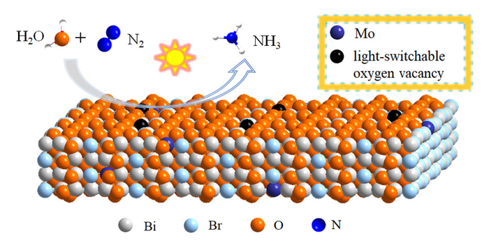 Introducing Oxygen Vacancies into Mo-Doped Bi5O7Br Nanosheets Improves N2 fixation.