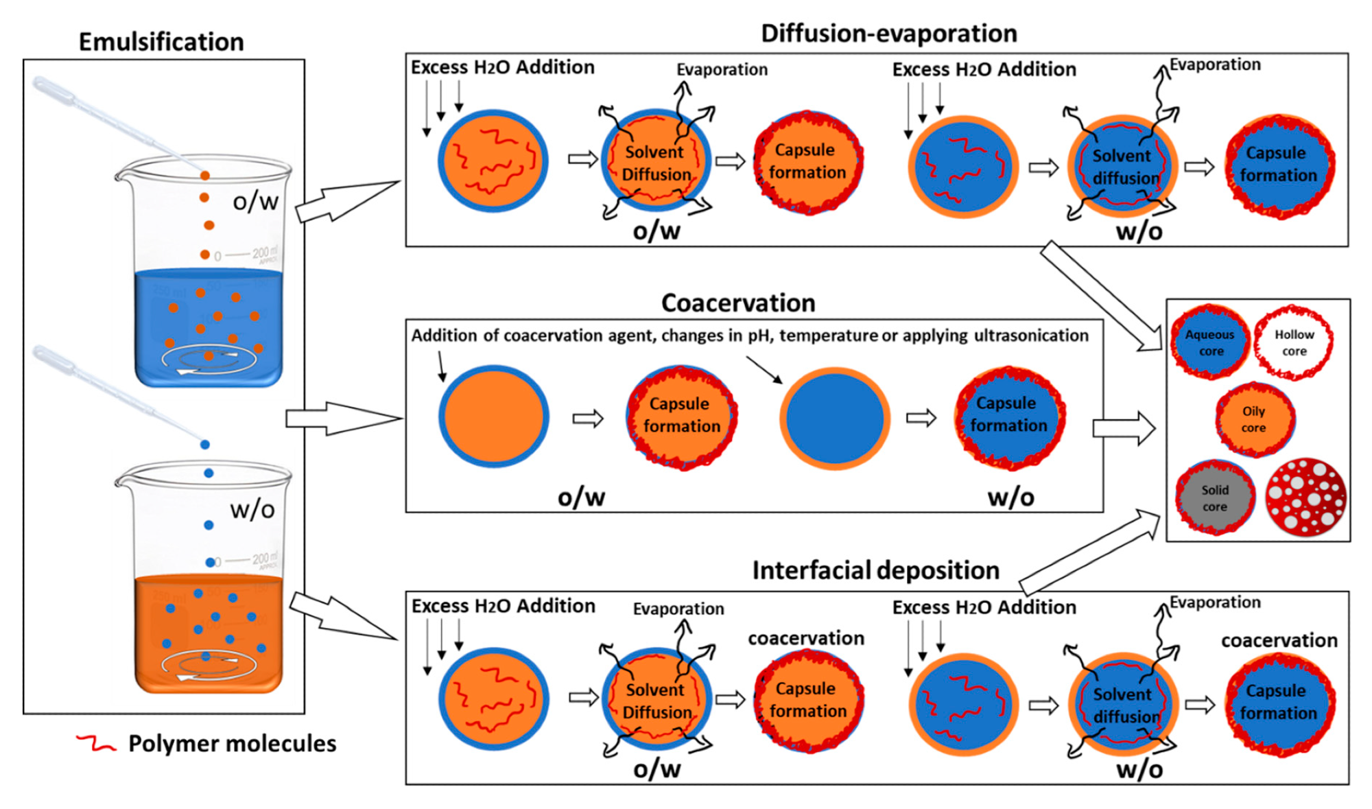 Schematic diagram of emulsion templating approach.