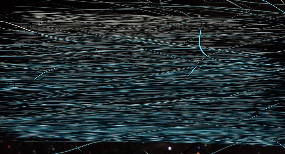 Wavy Nanofiber Yarn Bends and Stretches to Track Muscle Motion