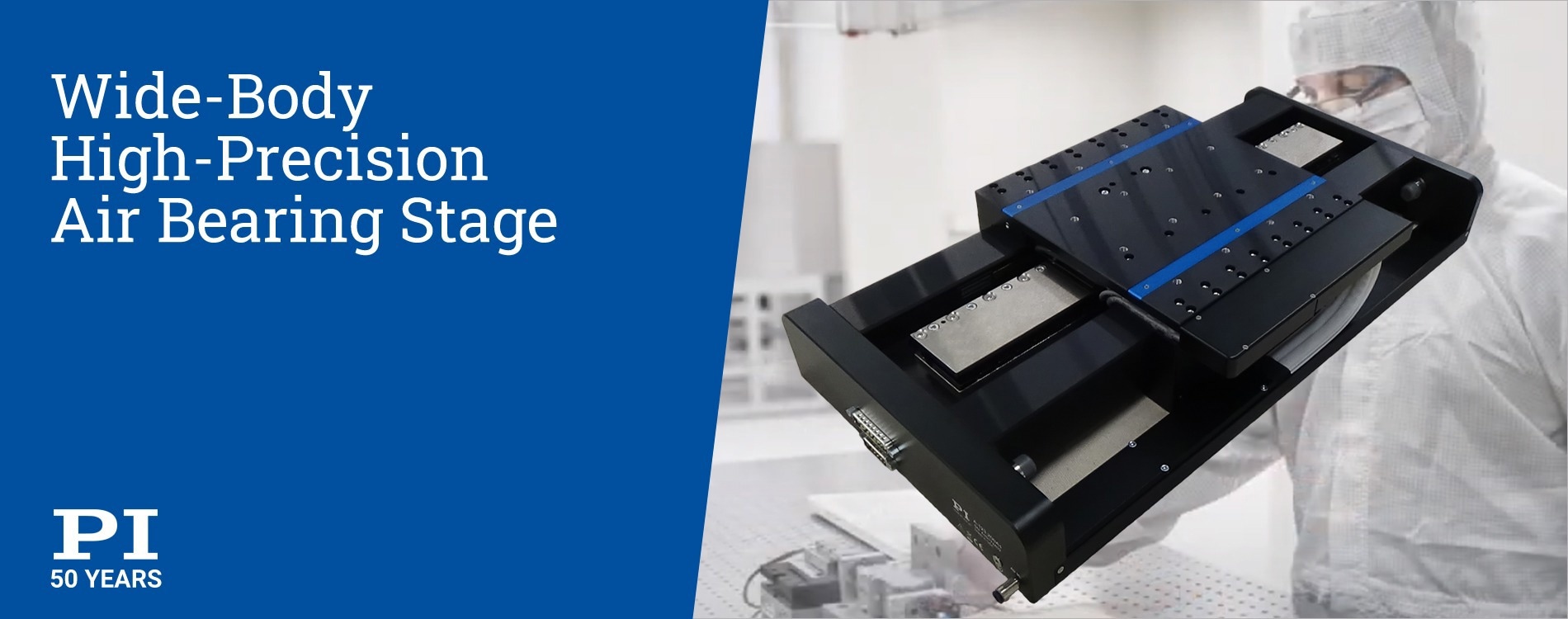 Air Bearing Linear Translation Stage Provides Travel to 750mm