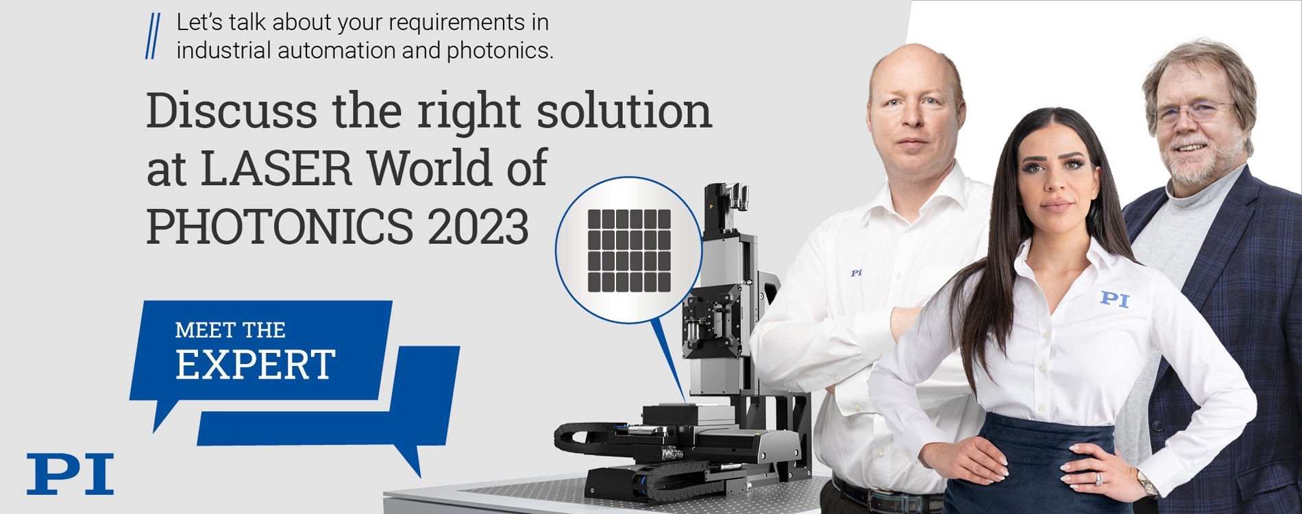 PI to Present New Technologies and Innovation Talks at LASER World of Photonics