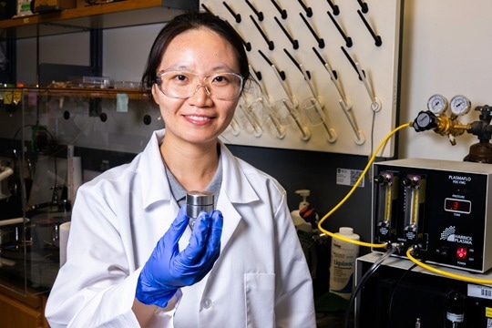 Keeping VOCs from Accumulating on Stored Nanomaterials